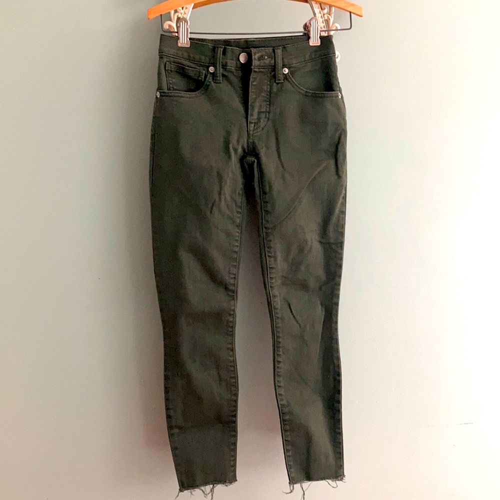 Military green lucky brand jeans